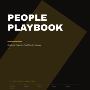 Healthy Production People Playbook